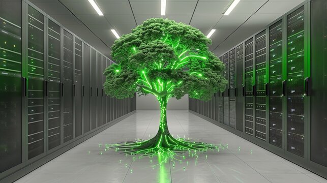 Eco friendly cloud computing solutions  merging technology and nature for sustainable innovation