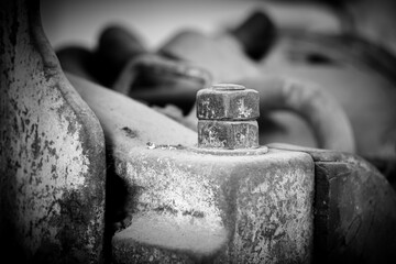 close up of a wrench