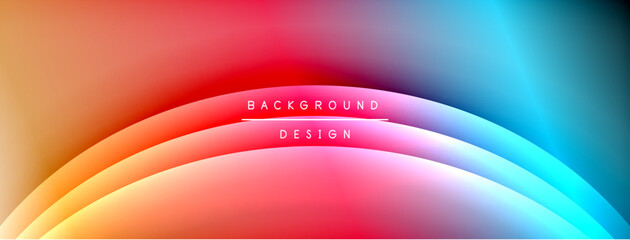 Naklejka premium Gradient and shadow wave line geometric background. Vector Illustration For Wallpaper, Banner, Background, Card, Book Illustration, landing page