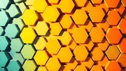 Abstract hexagon background 