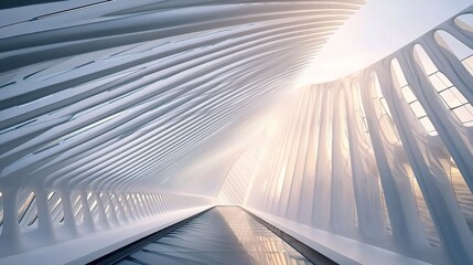 Obraz premium Modern Architectural Design with Skylights and Sophisticated Details