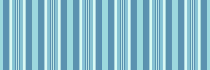 Vivid vertical background lines, stage vector fabric pattern. Workshop textile texture stripe seamless in cyan and light colors.