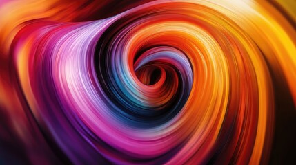 Obraz premium Bold spiral patterns in dynamic, vibrant colors, creating a striking and energetic background design
