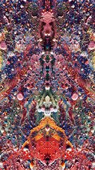 Abstract art background . Hand painting artwork on canvas .