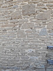 A medieval stone wall