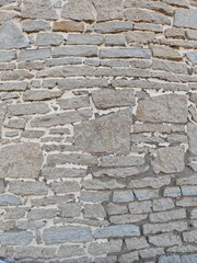 A medieval stone wall