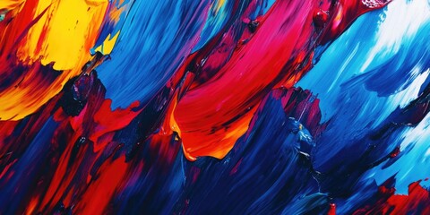 An explosion of color on canvas