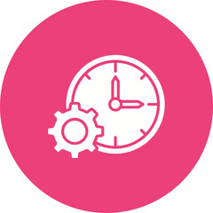 Fototapeta premium Time Management Icon