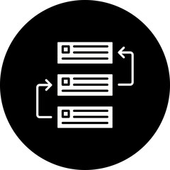 Fototapeta premium Workflow Icon
