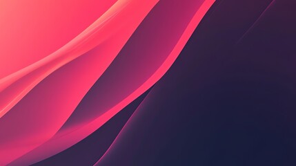 Abstract pink and purple curved lines.