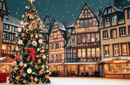 Christmas market in the Colmar