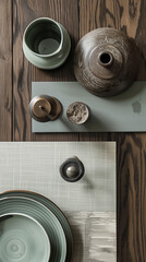 Fototapeta premium mood board interior luxury home