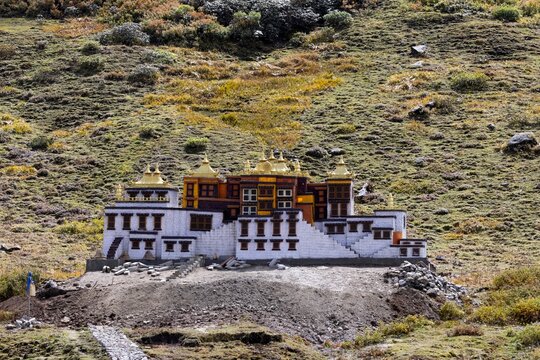Monastery, Nathang Village, Nathula, Sikkim, India