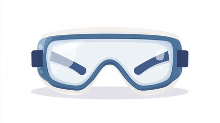 Professional Safety Goggles and Glasses Vector Illustration for Various Uses