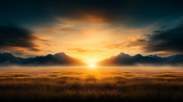 A photostock of a beautiful landscape of lavender fields at sunset. Ultra-Realistic, Photo Realistic, highly detailed, 