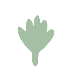 shrubbery tree simple vector illustration