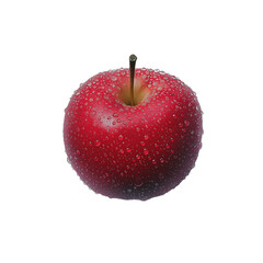 Transparent PNG Image Of a perfectly ripe red apple