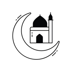 Eid al fitr vector icon