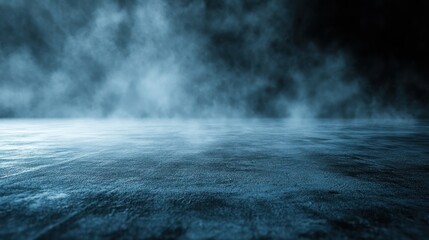 Blue Foggy Background