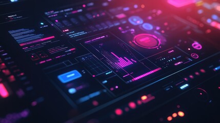 Fototapeta premium From Monochrome Wireframe to Engaging UI A Journey Through Digital Transformation in Marketing