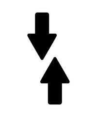 Dimension measurement arrow graphic design