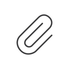 Attach icon flat and simple set design