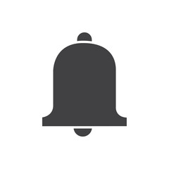 Bell icon flat and simple set design