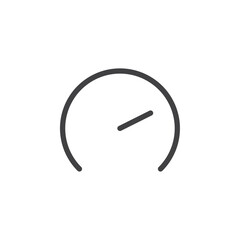 Meter icon flat and simple set design