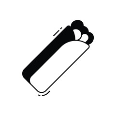 Shawarma vector icon