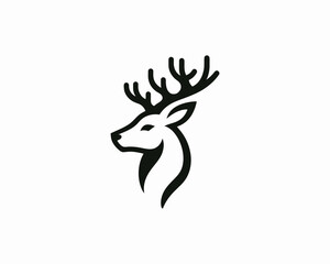 deer head vector