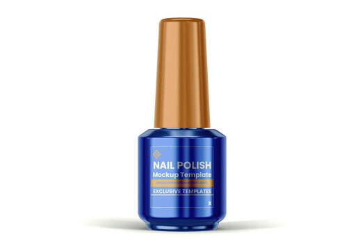 Nail Polish Bottle Mockup