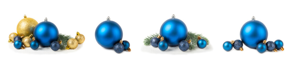 Christmas tree ball isolated on white background. Christmas toy and decor. Decorative Christmas...