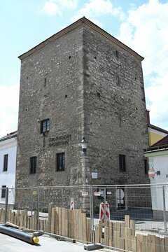 Stadtbefestigung Bruck an der Leitha, Ungartuem, &Ouml;sterreich, 27.07.2023