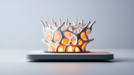 Innovative additive manufacturing process of metal structures industrial facility 3d printing technology showcase controlled environment close-up view future-forward concepts in metalwork