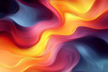 abstract background with colorful waves