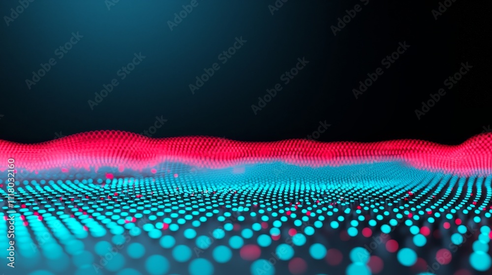 Wall mural an abstract cosmic backdrop featuring dispersed particles in the dark void.