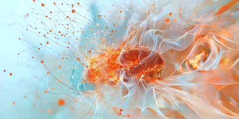 brain mapping, ai generated.