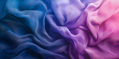 Fototapeta premium Close-up of flowing textured fabric