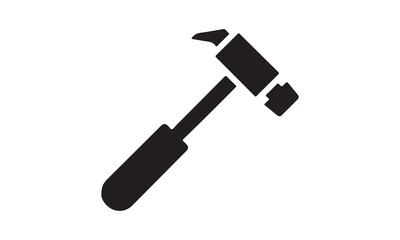 Shovel icon vector design stock illustration-the hammer Calligraphy t shirt design, card, flyer, Hand drawn lettering phrase, svg Files for Cutting Cricut and Silhouette, EPS 10