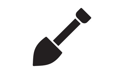 Shovel icon vector design stock illustration-the hammer Calligraphy t shirt design, card, flyer, Hand drawn lettering phrase, svg Files for Cutting Cricut and Silhouette, EPS 10