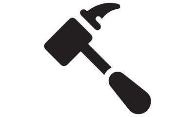 Shovel icon vector design stock illustration-the hammer Calligraphy t shirt design, card, flyer, Hand drawn lettering phrase, svg Files for Cutting Cricut and Silhouette, EPS 10