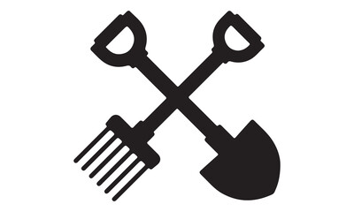 Shovel icon vector design stock illustration-the hammer Calligraphy t shirt design, card, flyer, Hand drawn lettering phrase, svg Files for Cutting Cricut and Silhouette, EPS 10