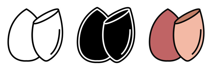 Beauty Blender icon is a soft, teardrop-shaped sponge used to blend foundation, concealer, and other makeup products seamlessly on skin.