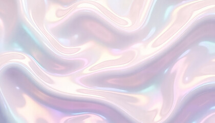 Smooth pearl texture featuring glossy and iridescent surface with soft pastel reflections