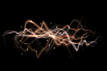 Golden comet png with sparkling stars and dust. Powder dust light PNG. Magic shining gold dust. Fine, shiny dust bokeh part © Alesya