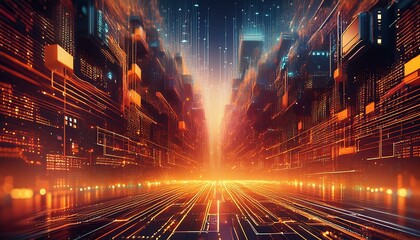 programming code abstract technology background computer network concept