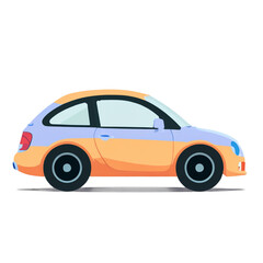 Minimal car cartoon Transparent Background