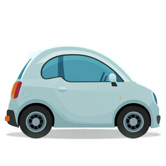 Minimal car cartoon Transparent Background