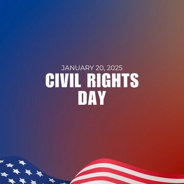 This illustration design is perfect for celebrating Civil Rights Day on January. It can also be used for graphic resources for social media post.
