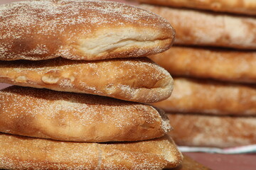 Moroccan Bread Close Up